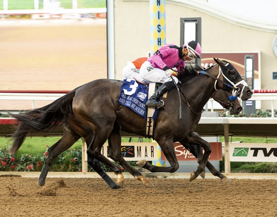 And Tell Me Nolies - Del Mar Debutante S. - Benoit Photo