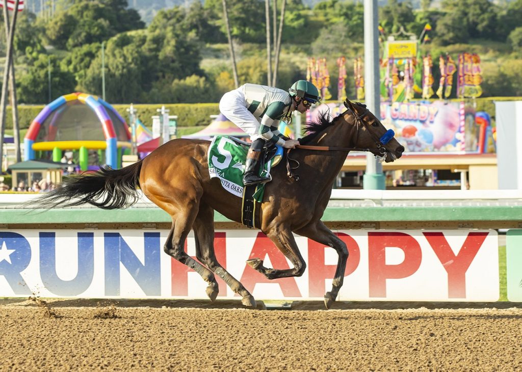 Faiza - Santa Anita Oaks - Benoit Photo