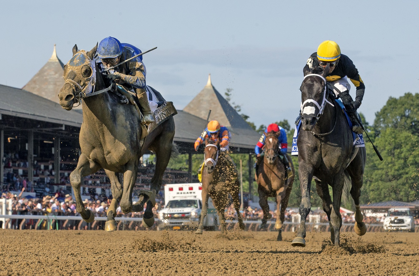 Wet Paint se reivindicó en el Coaching Club American Oaks DRF en Español