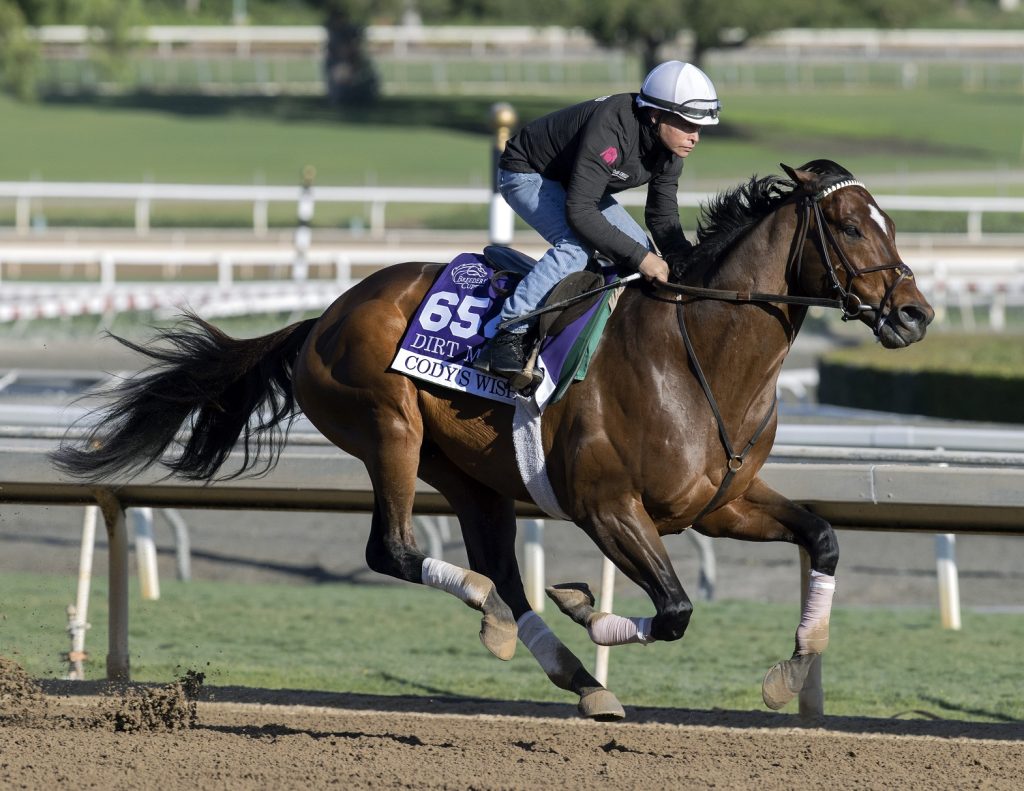 Cody's Wish más listo que nunca para la Breeders' Cup Dirt Mile DRF