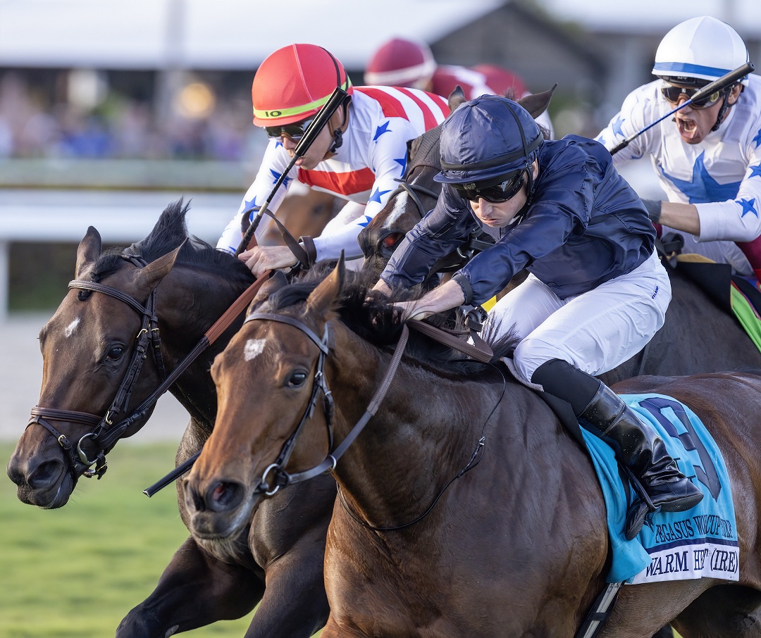 Warm Heart puso garra y corazón en la Pegasus World Cup Turf DRF en