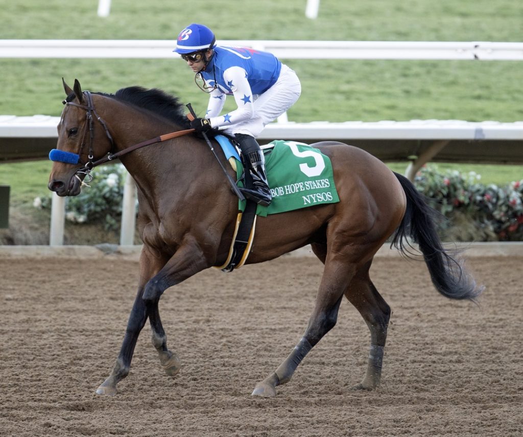 Nysos - Bob Hope Stakes - Barbara D. Livingston