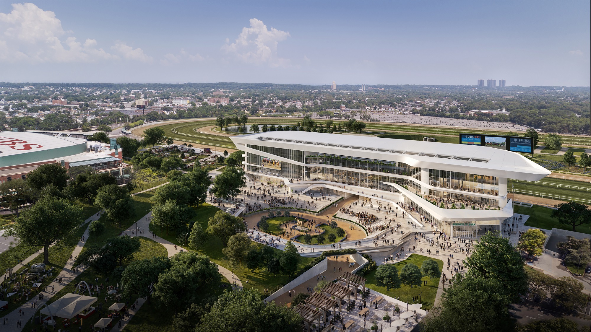 El sorprendente aspecto que tendrá Belmont Park en 2026 DRF en Español