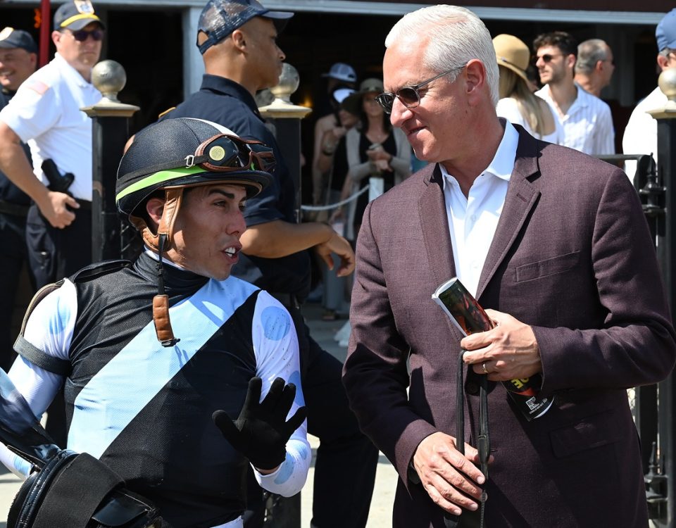 Irad Ortiz Jr. - Todd Pletcher - Susie Raisher/Coglianese Photo