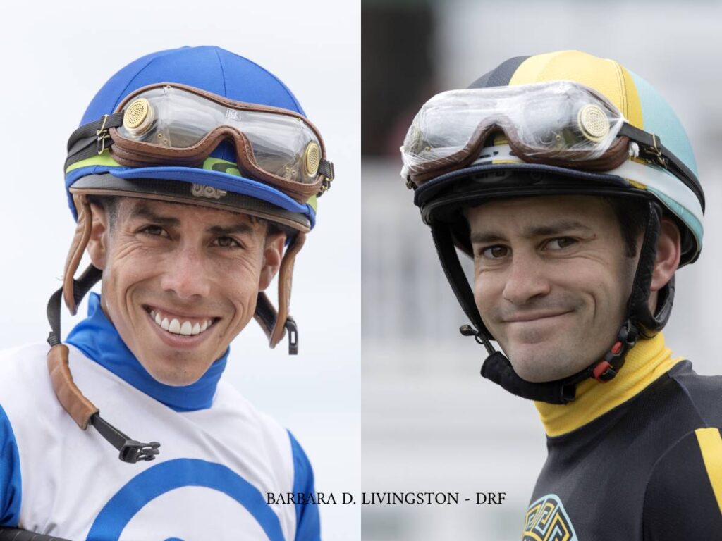 Irad Ortiz Jr. - Flavien Prat - Barbara D. Livingston - Daily Racing Form