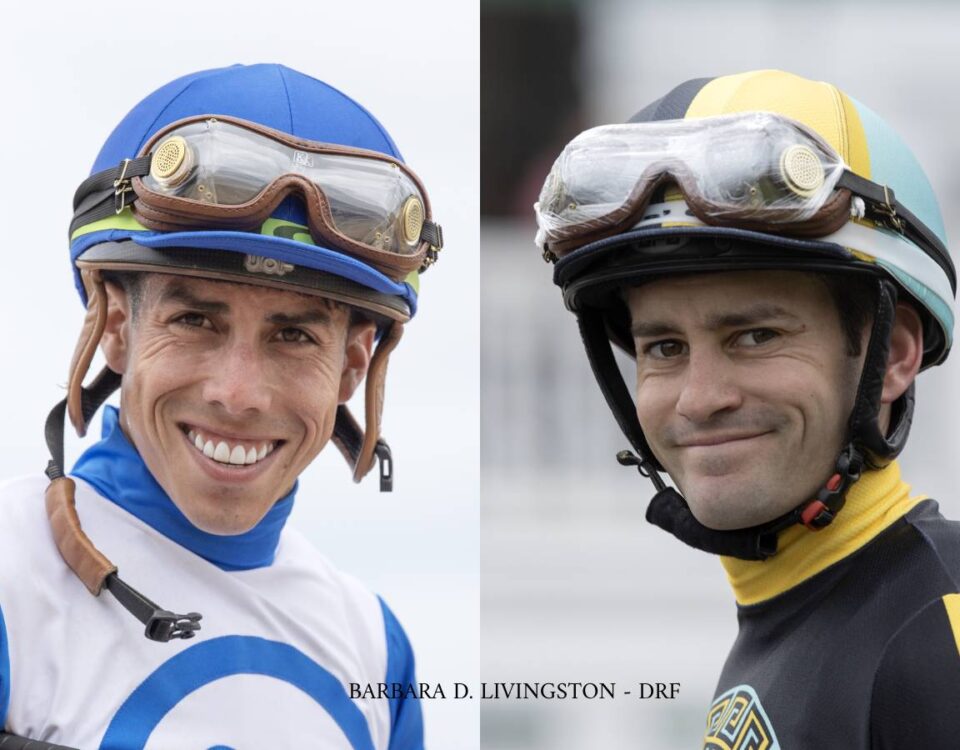 Irad Ortiz Jr. - Flavien Prat - Barbara D. Livingston - Daily Racing Form