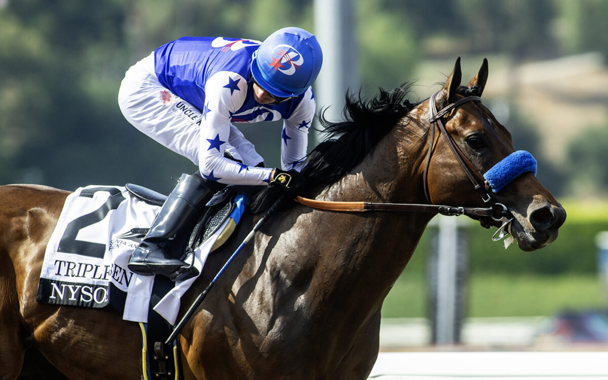 Nysos - Triple Bend Stakes G3 - Santa Anita Park- Benoit Photo.