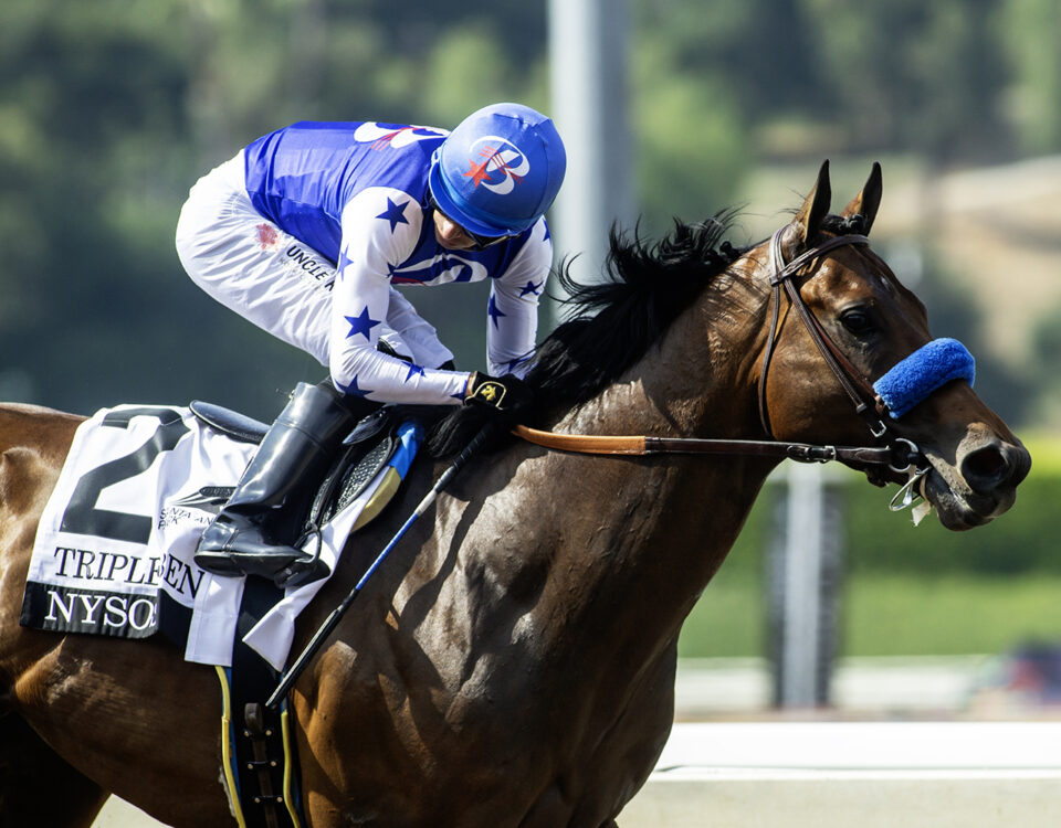 Nysos - Triple Bend Stakes G3 - Santa Anita Park- Benoit Photo.