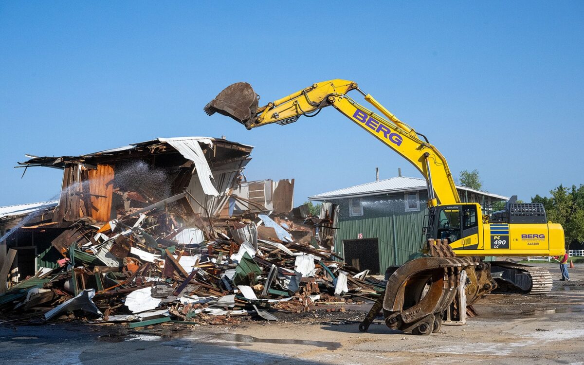 Pimlico demolition - Jim McCue - Maryland Jockey Club