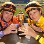 David and Pietro Moran - King's Plate Trophy - Michael Burns Photo