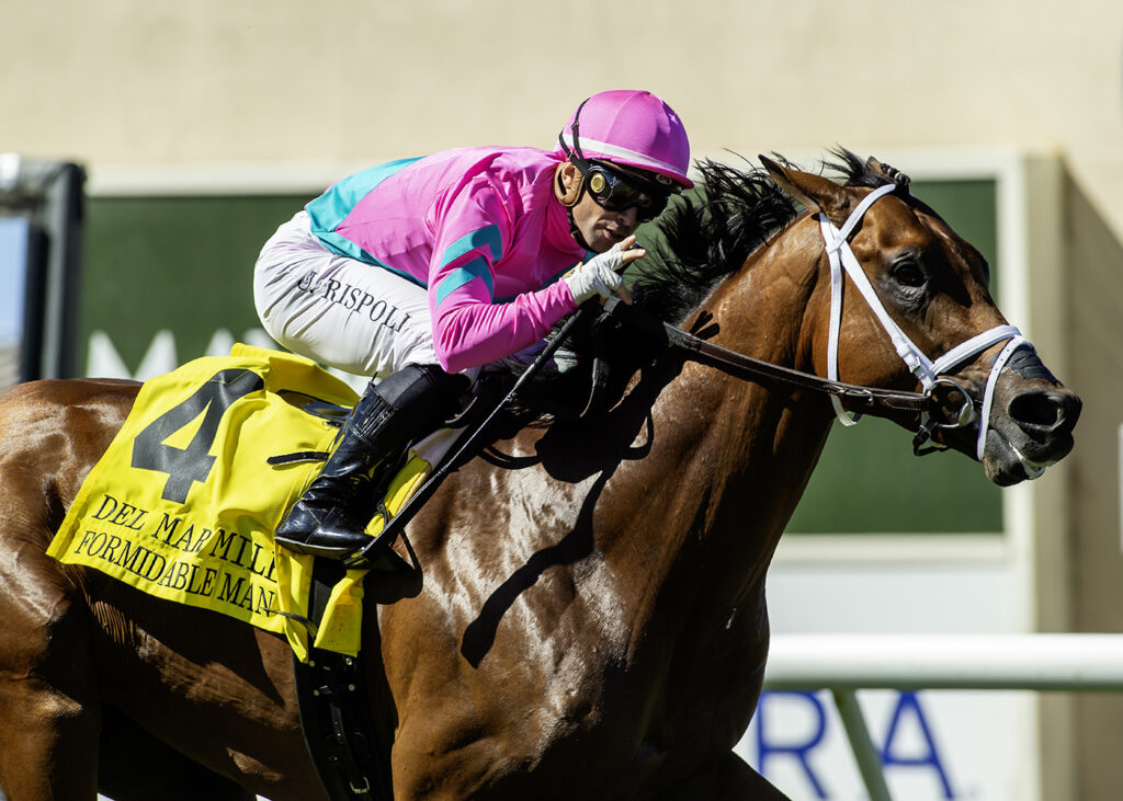 Formidable Man - Grade II $300,000 Del Mar Mile - Del Mar, CA. - Benoit Photo