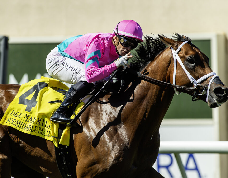 Formidable Man - Grade II $300,000 Del Mar Mile - Del Mar, CA. - Benoit Photo