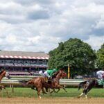Saratoga Backstretch - Debra A. Roma - Daily Racing Form