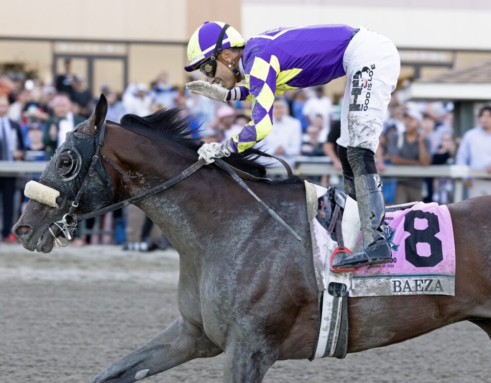 Baeza - Pennsylvania Derby G1 - Debra A. Roma/Daily Racing Form