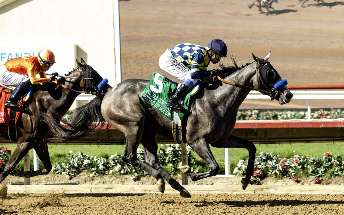 Bottle of Rouge - GI $300,000 Del Mar Debutante - Del Mar - Benoit Photo