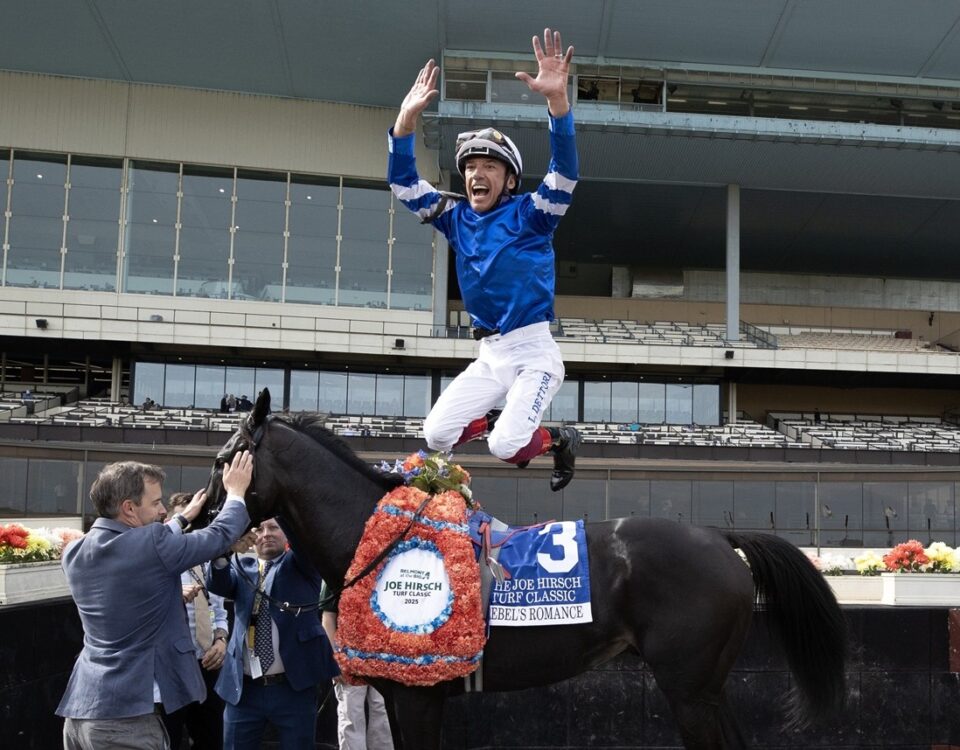 Frankie Dettori - Godolphin - Rebels Romance - Photo Barbara D. Livingston - Daily Racing Form