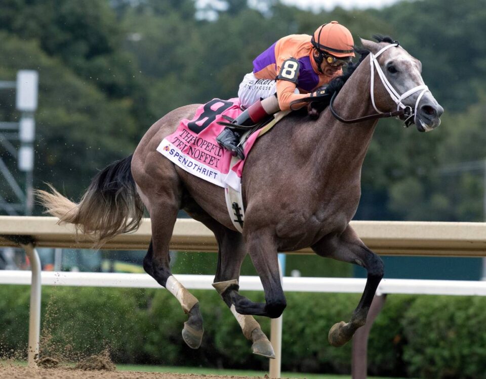 Ted Noffey - Hopeful G1 - Barbara D. Livingston / Daily Racing Form