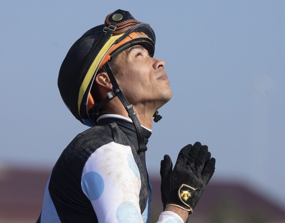 Jose Ortiz - Foto: Justin Lane - Daily Racing Form