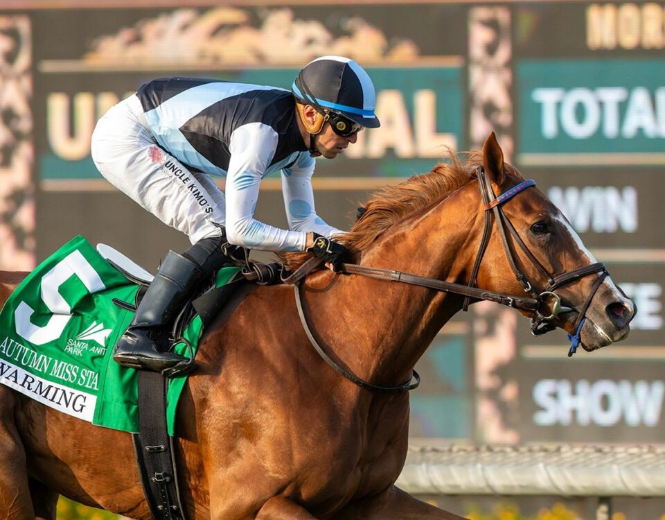 Warming - Autumn Miss Stakes G3 - Santa Anita Park - Benoit Photo