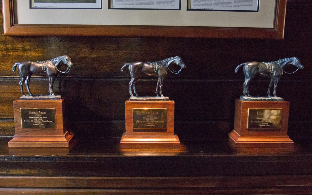 Eclipse Award Trophy - Barbara D. Livingston - Daily Racing Form