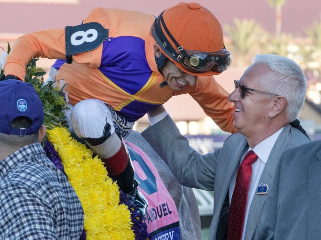 John Velazquez & Todd Pletcher - Barbara D. Livingston - Daily Racing Form