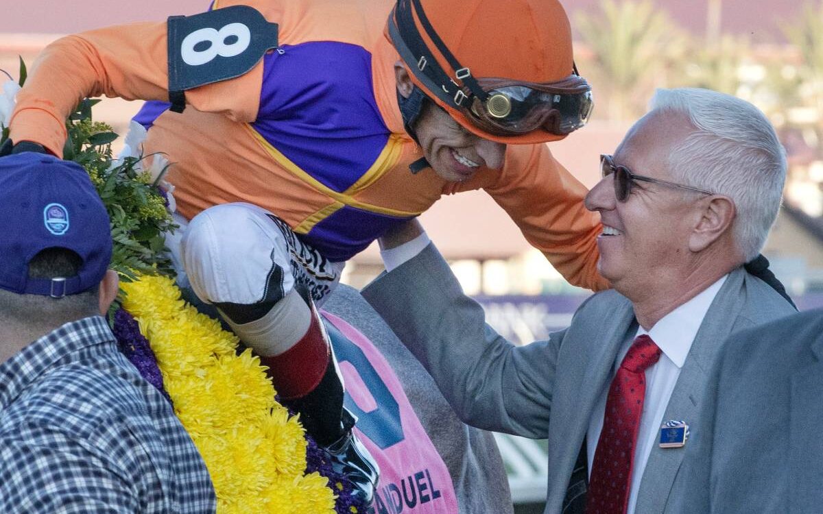 John Velazquez & Todd Pletcher - Barbara D. Livingston - Daily Racing Form