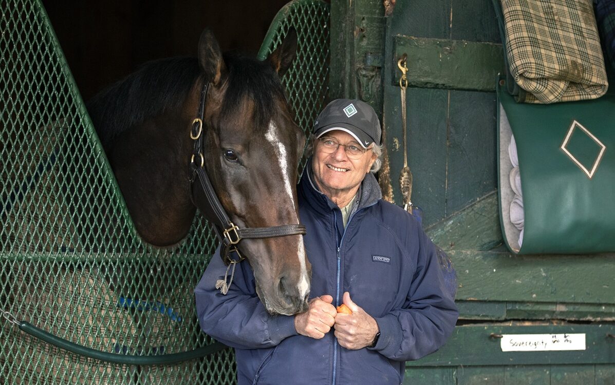 Sovereignty & Bill Mott - Barbara D. Livingston - Daily Racing Form