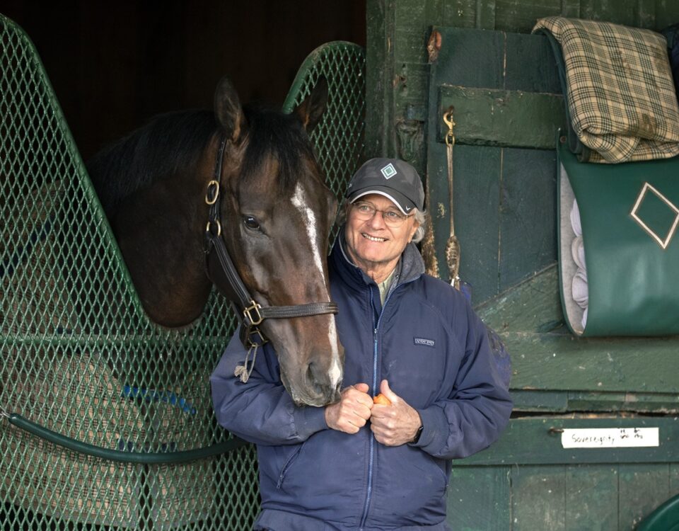 Sovereignty & Bill Mott - Barbara D. Livingston - Daily Racing Form