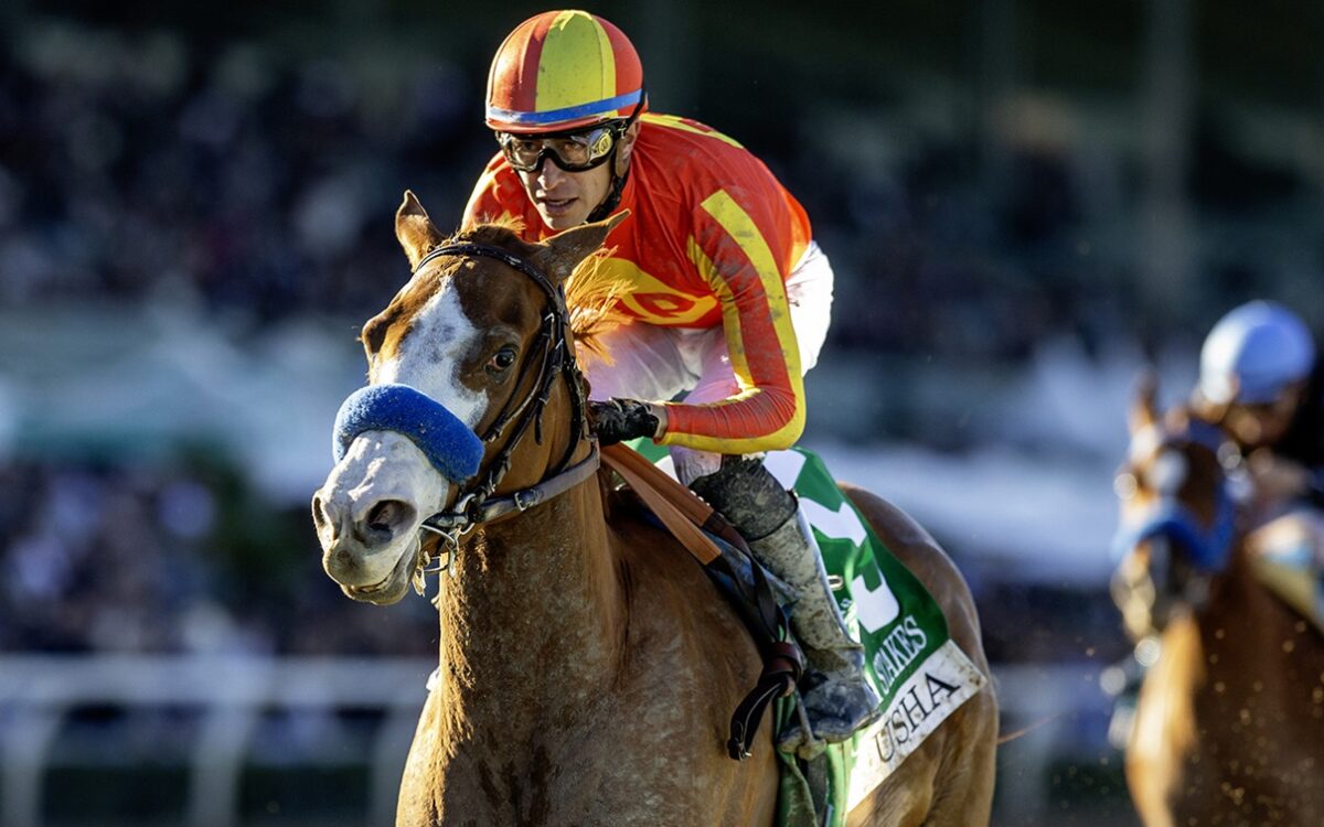 Usha - Grade I $300,000 La Brea Stakes - Benoit Photo