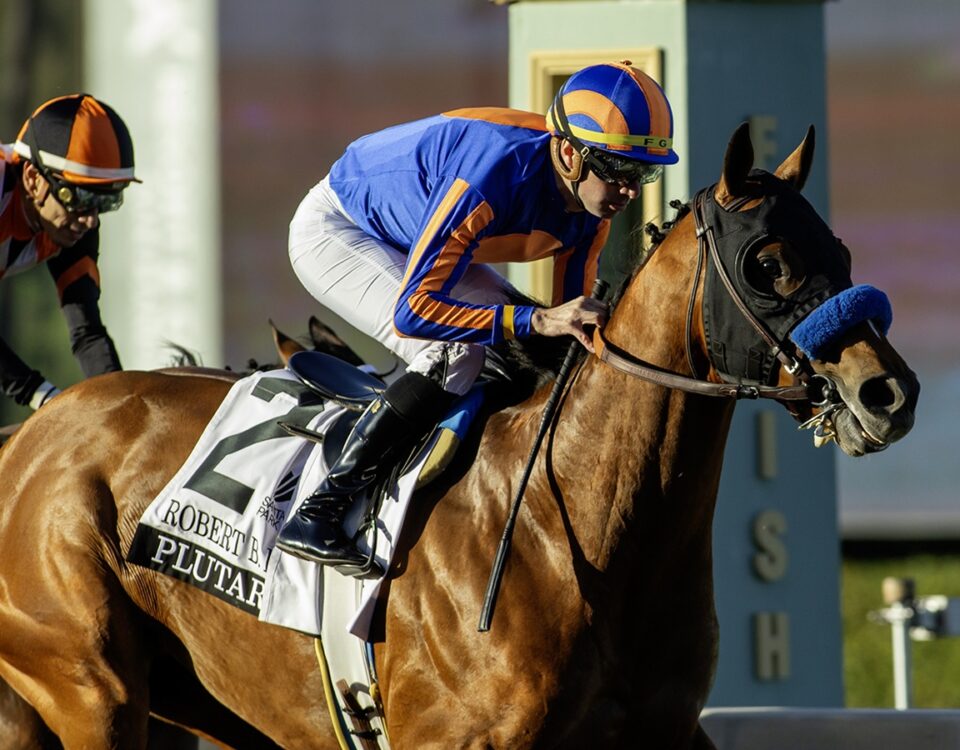 Plutarch - Robert B. Lewis Stakes - Santa Anita Park - Benoit Photo, CA.