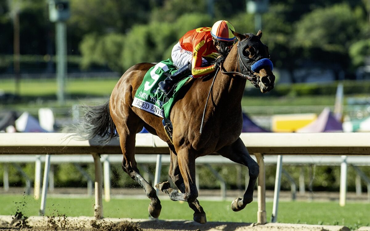 Forced Entry - Grade III, $100,000 Santa Ysabel Stakes, - BENOIT PHOTO