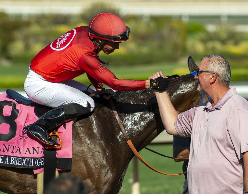 Emisael Jaramillo y Mark Glatt - Santa Ana Stakes G3 - Santa Anita Park - © BENOIT PHOTO