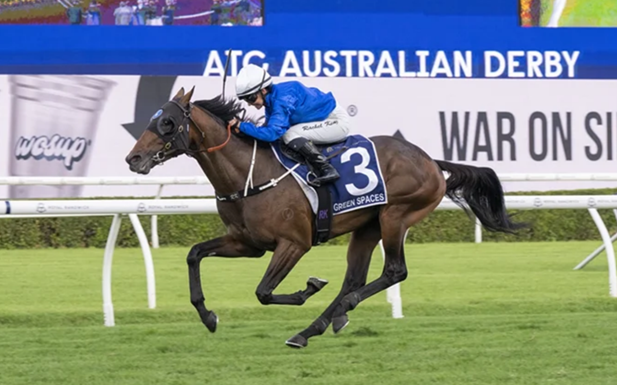 GREEN SPACES - ATC AUSTRALIAN DERBY at Randwick in Australia. Picture: Bradley Photos. -Sky Racing World