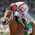 Meaning - Santa Anita Oaks G2 - Benoit Photo - California