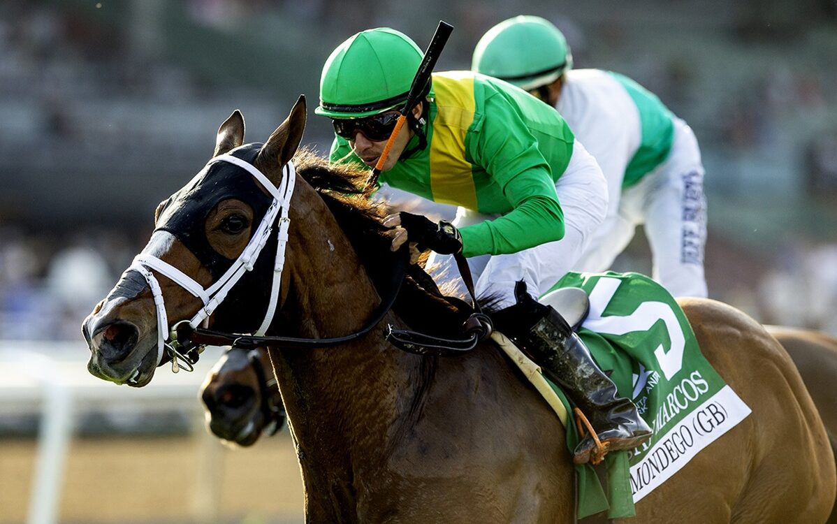 Mondego y Emisael Jaramillo - San Marcos Stakes G3 - Santa Anita Park - © BENOIT PHOTO