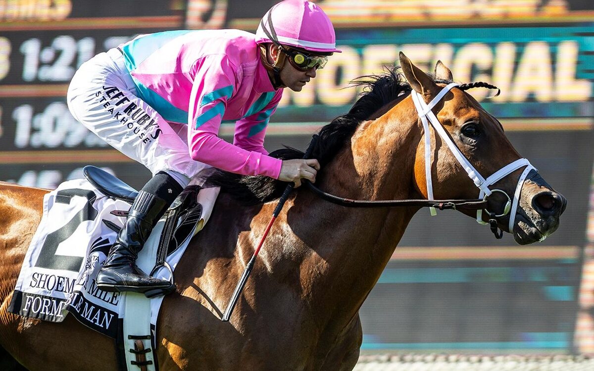 Formidable Man con Flavien Prat - Shoemaker Mile Stakes G1 - Santa Anita Park - Benoit Photo