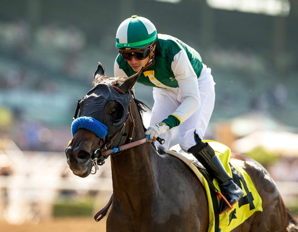 Mohaven con Emisael Jaramillo - Melair Stakes - Santa Anita Park - Benoit Photo