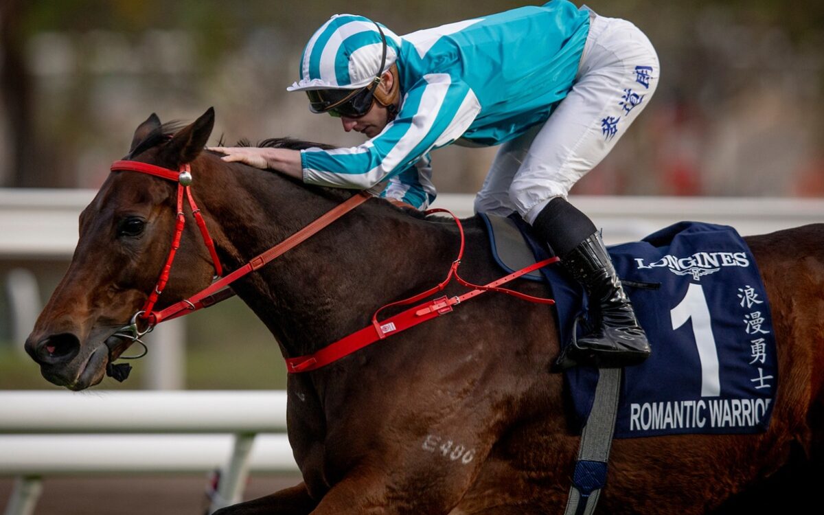 Romantic Warrior and James McDonald - Alex Evers/ HKJC