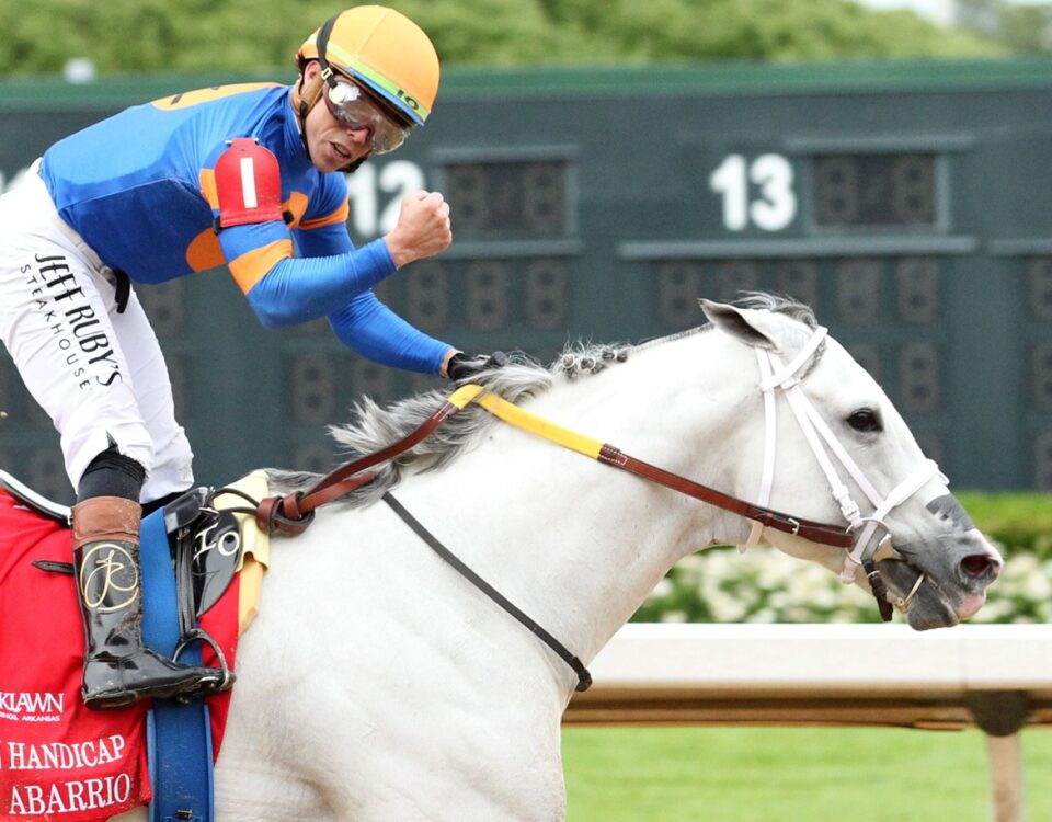 White Abarrio - Oaklawn Handicap G2 - Coady Media