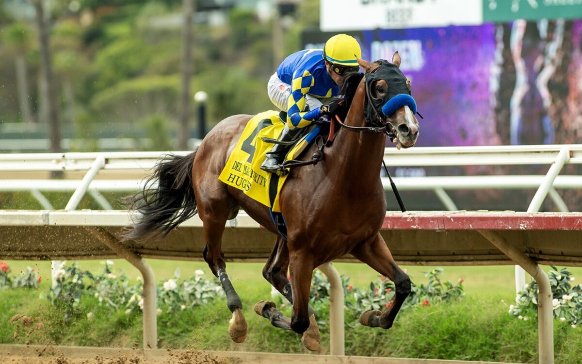 Hughes - Del Mar Futurity G1 at Del Mar Thoroughbred Club, Del Mar CA. © BENOIT PHOTO