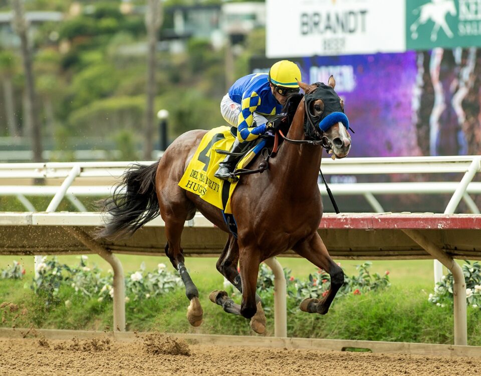 Hughes - Del Mar Futurity G1 at Del Mar Thoroughbred Club, Del Mar CA. © BENOIT PHOTO