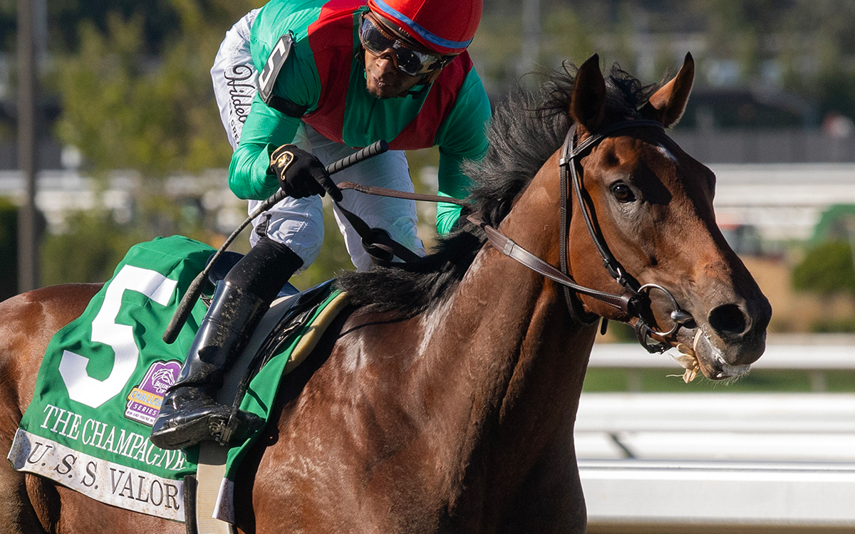 U.S.S. Valor - Champagne G1 - Barbara D. Livingston - Daily Racing Form
