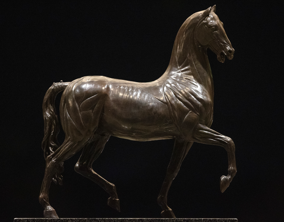 Breeders' Cup statue - Barbara D; Livingston - Daily Racing Form