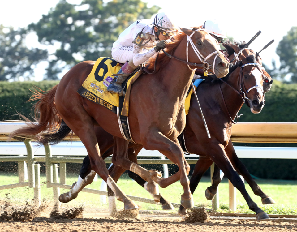 AMERICAN HISTORY - The Claiborne Breeders' Futurity G1 - Renee Torbit - Coady Media
